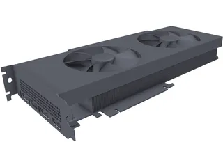 EVGA GeForce GTX 1070 Black Edition 3D Model