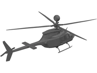 Bell OH-58 3D Model