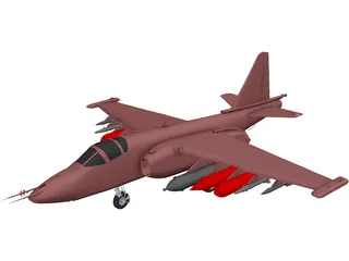 Sukhoi Su-25 Frogfoot 3D Model