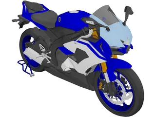 Yamaha YZF-R6 3D Model