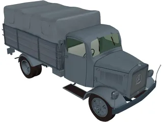 Mercedes-Benz Truck 3D Model