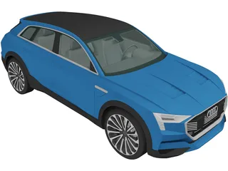 Audi E-tron Quattro Concept (2015) 3D Model