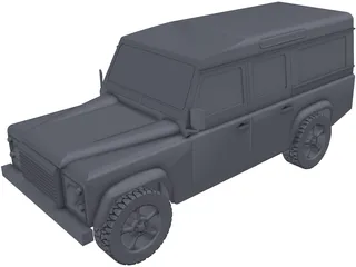 Land Rover Defender 110 3D Model