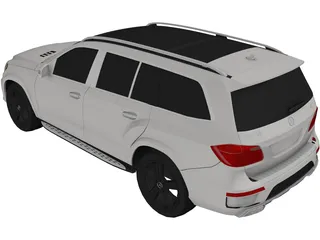 Mercedes-Benz GL550 4Matic (2014) 3D Model