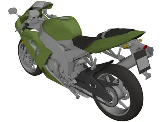 Kawasaki Ninja 3D Model