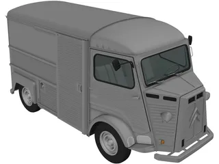 Citroen H Van (1980) 3D Model