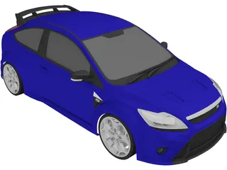 Ford Focus RS 3D Model