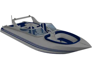 Speed Boat 3D Model