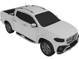 Mercedes-Benz X-class (2018) 3D Model