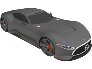 Mercedes-Benz AMG Vision GT Concept 3D Model