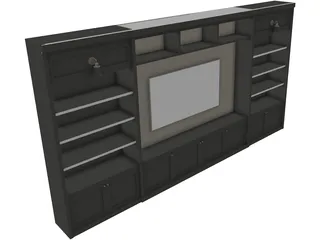 TV Unit 3D Model
