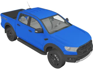 Ford Ranger Raptor (2018) 3D Model