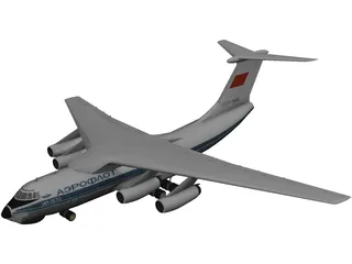 Ilyushin IL-76 Candid 3D Model