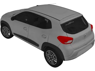 Renault Kwid (2017) 3D Model