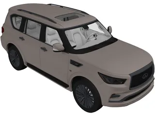 Infiniti QX80 (2018) 3D Model