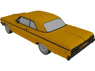 Chevrolet Impala SS 2-Doors (1964) 3D Model
