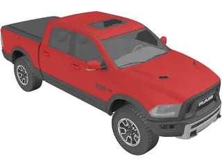 Dodge Ram 1500 Rebel (2015) 3D Model