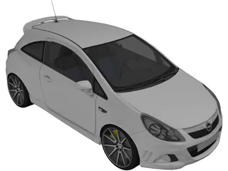 Opel Corsa OPC 3D Model