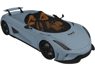 Koenigsegg Regera 3D Model
