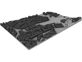 Prague City 3D Model