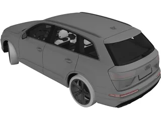Audi Q7 (2019) 3D Model