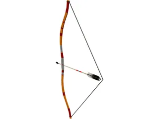 Indian Bow 3D Model