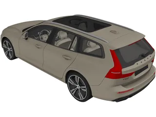 Volvo V60 (2019) 3D Model