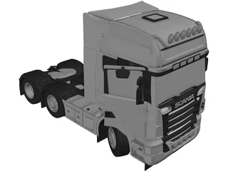 Scania R620 3D Model