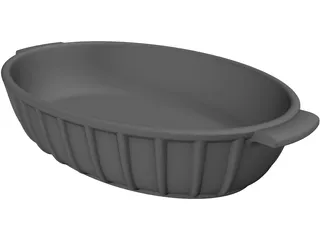 Ceramic Baking Dish 3D Model