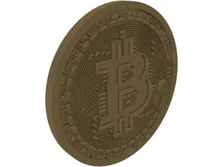 Bitcoin 3D Model