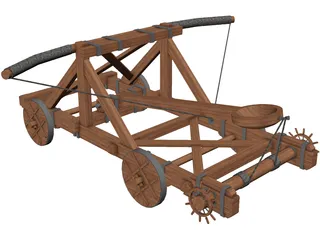 Catapult 3D Model