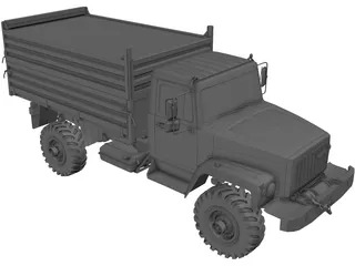 GAZ 33081 3D Model