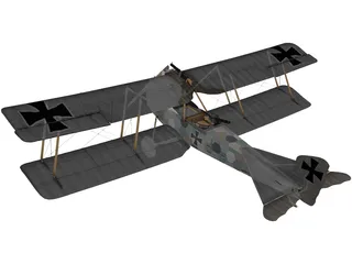 Hansa-Brandenburg C.I 3D Model