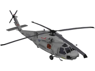 Sikorsky SH-60 Seahawk 3D Model