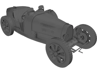 Bugatti Type 37B (1937) 3D Model