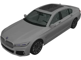 BMW 7-Series (2020) 3D Model