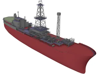 FPSO Noble Seillean 3D Model