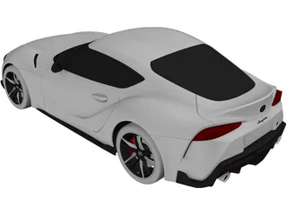 Toyota Supra [A90] (2019) 3D Model