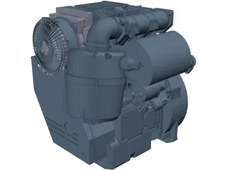 Deutz D2011 L02 Engine 3D Model