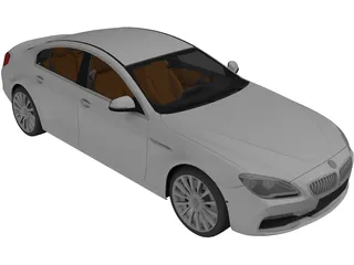 BMW 6-Series Gran Coupe (2015) 3D Model