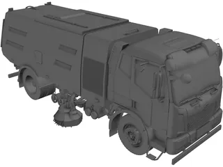 JieFang Road Sweeper 3D Model