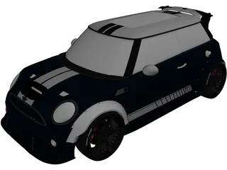 Mini Cooper R56 Widebody 3D Model