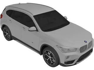 BMW X1 (2016) 3D Model