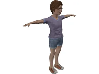 Child 3D Model