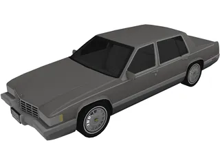 Cadillac Deville (1992) 3D Model