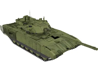 T-14 Armata 3D Model