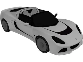 Lotus Exige S Roadster (2013) 3D Model
