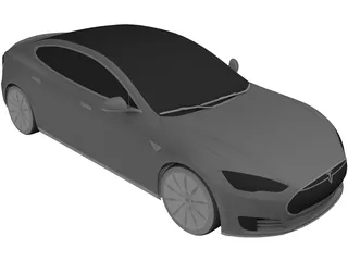 Tesla Model S P100D 3D Model
