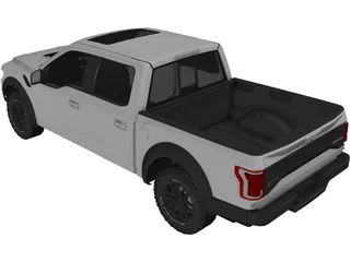 Ford F-150 Raptor (2017) 3D Model