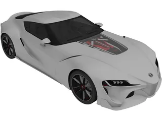 Toyota Supra FT-1 Concept 3D Model